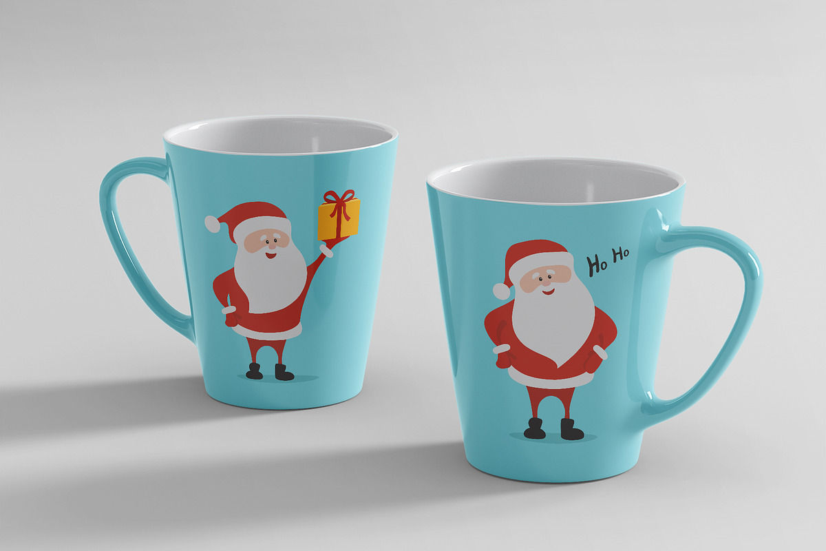 Santa Claus Illustrations & Pattern, a Decorative Illustration by Plaid4You (Photo 5 of 9)