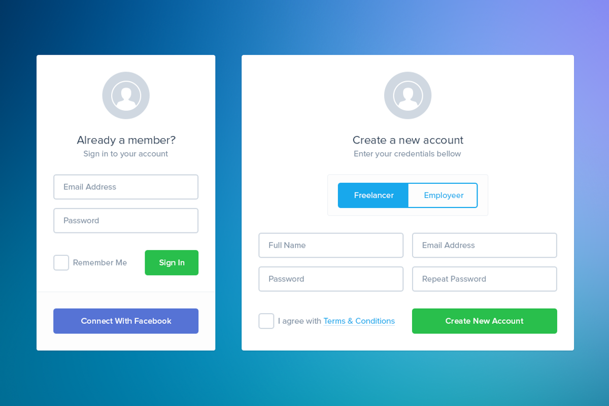 Social Kit, an UI Kit Template by Ionut Zamfir (Photo 2 of 5)
