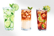 Cocktails. Bar menu, a Food Illustration by Lembrik's Artworks (Thumbnail 2 of 4)