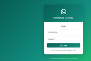 Gowaget Whatsapp Gateway Client, a HTML Template by TheFastest (Thumbnail 3 of 6)