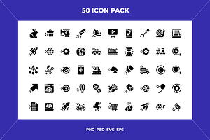 Motion and speed icons, an Outline Icon by Wencory