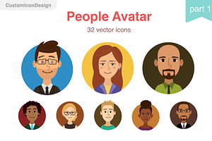 People Avatars, an Icon by CustomIconDesign