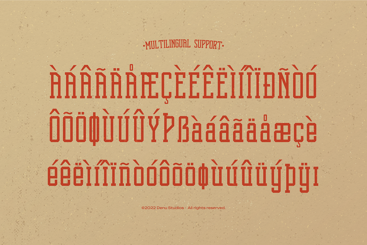 Nopsan | Condensed Display Font, a Slab Serif Font by Denustudios (Photo 11 of 12)