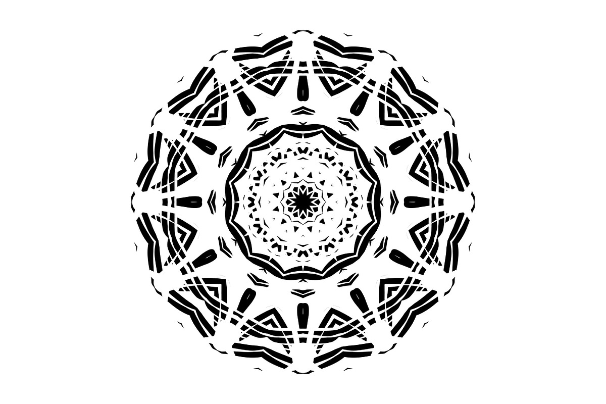 Artistic Mandala Vector Collection, a Decorative Illustration by NJ Himel (Photo 77 of 101)