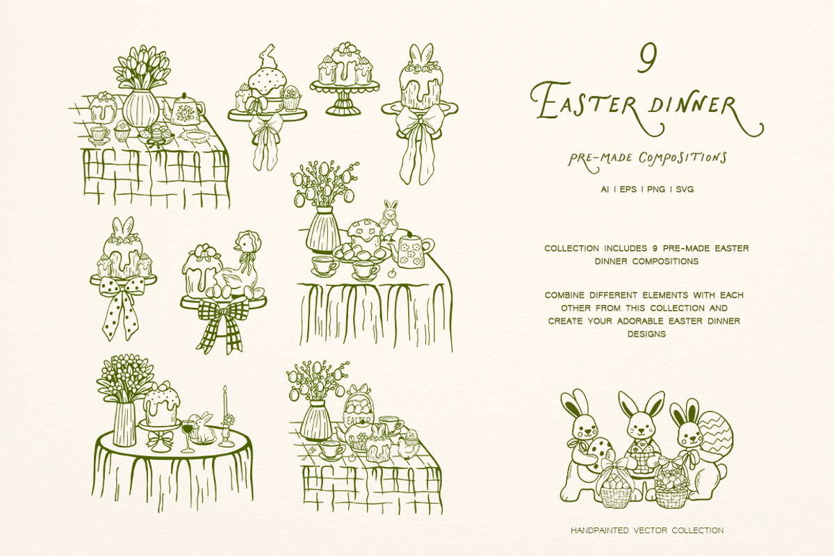 Whimsical Set Cozy Spring, a Seasonal Illustration by ViktoriyaD (Photo 8 of 22)