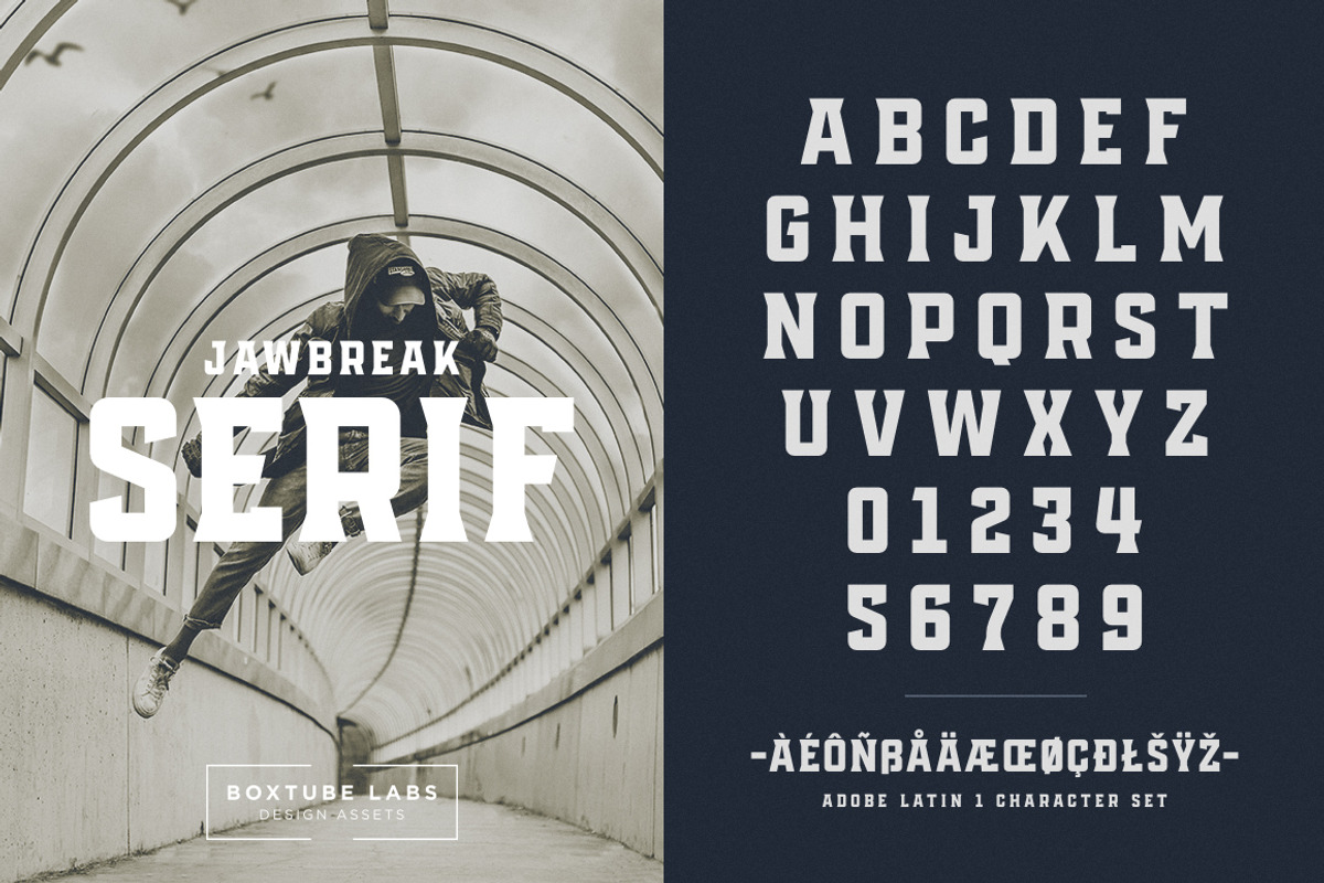 Jawbreak - Display Font preview 3