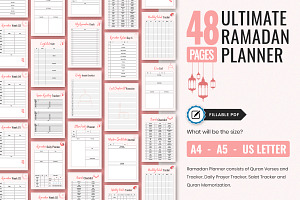 Ramadan Printable Planner 2023