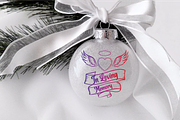 Christmas Memorial Ornament Bundle, an Illustration by Orange Brush Studio (Thumbnail 6 of 6)