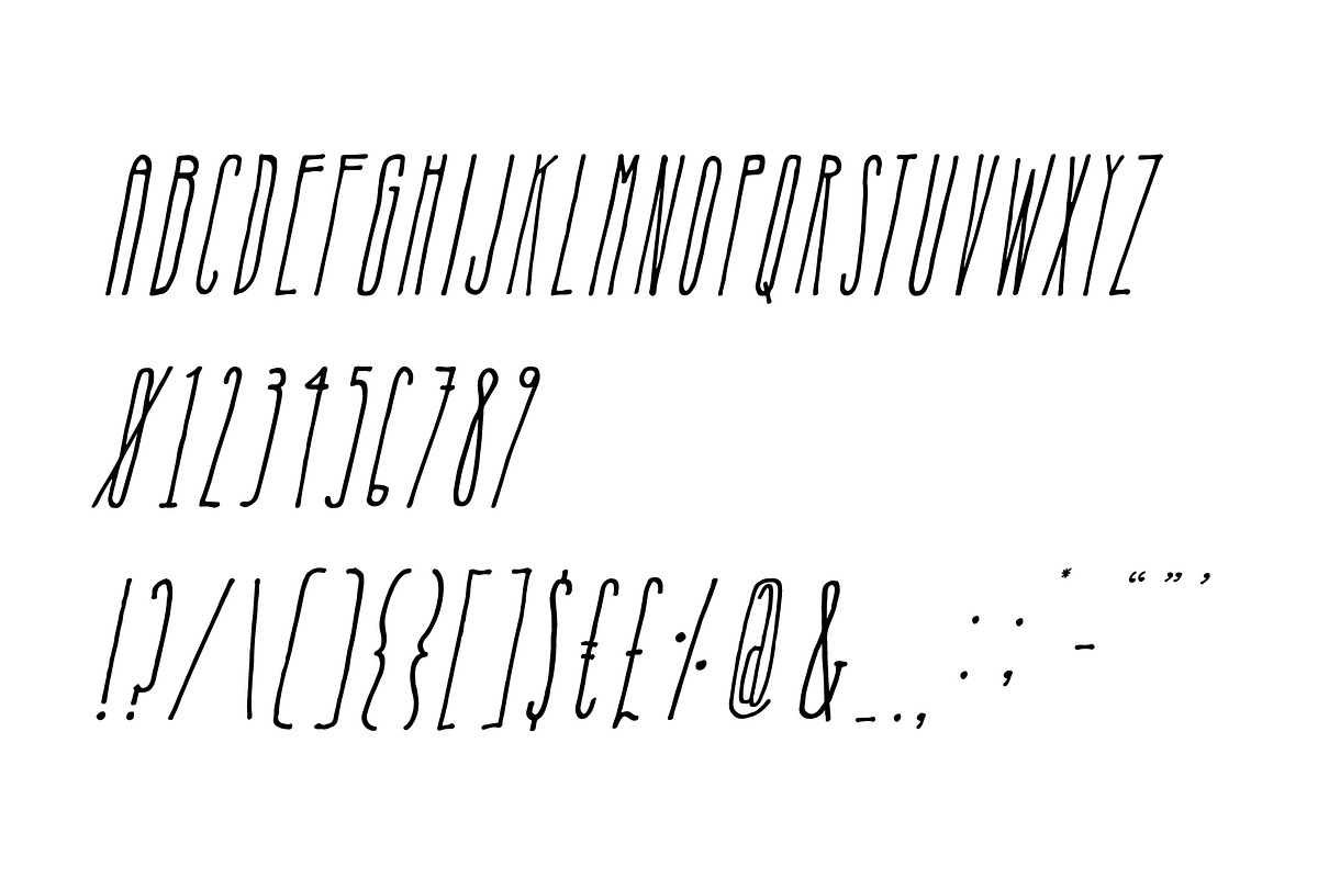 Nosferatu Display Font preview 8