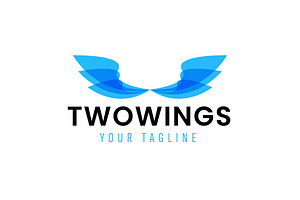 wings logo vector icon illustration, a Branding & Logo Template by Dyn Studio