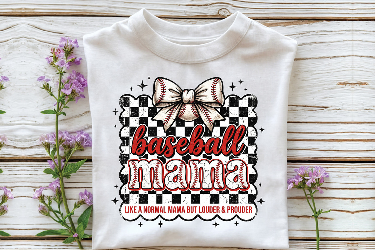Coquette Baseball Mama Sublimation, a Work Illustration by CraftArtStudio (Photo 2 of 5)