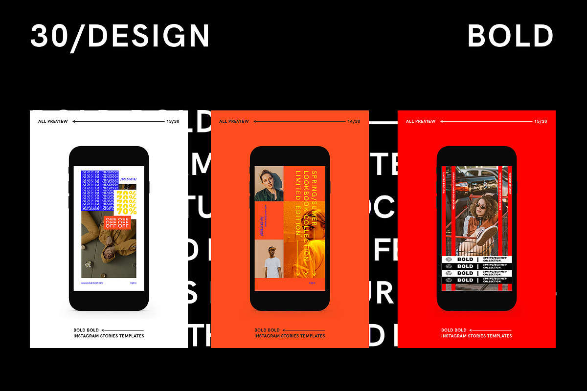 BOLD-Instagram Stories Animated, a Social Media Template by Invasi Studio (Photo 9 of 15)