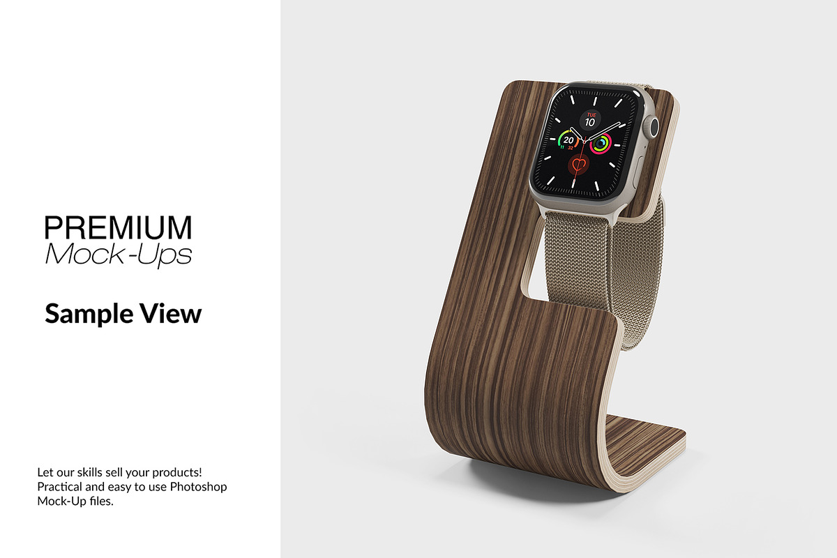 Smart Watch 7 Mockups, a Wearable Device Mockup by mock-ups (Photo 12 of 12)
