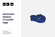 Minimalist Modern Crocodile Logo, a Branding & Logo Template by Luxury Logos (Thumbnail 1 of 4)