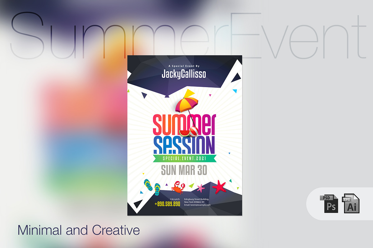 Summer Event & Party Poster