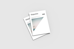 Magazine Cover Mockup Template