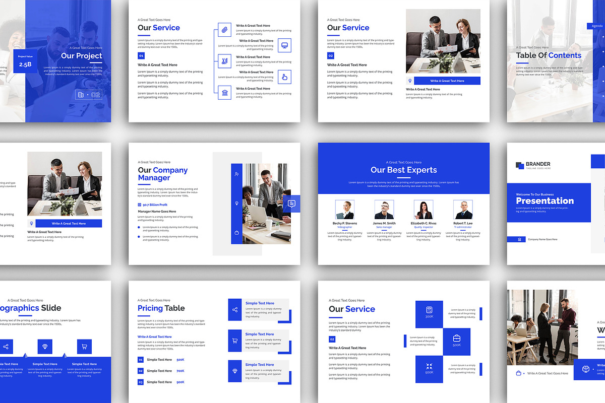 Corporate Business Presentation, a Presentation Template by creative-mint (Photo 2 of 8)