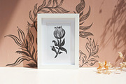 Flower ink hand drawn illustration, a Decorative Illustration by Moonflora (Thumbnail 8 of 11)