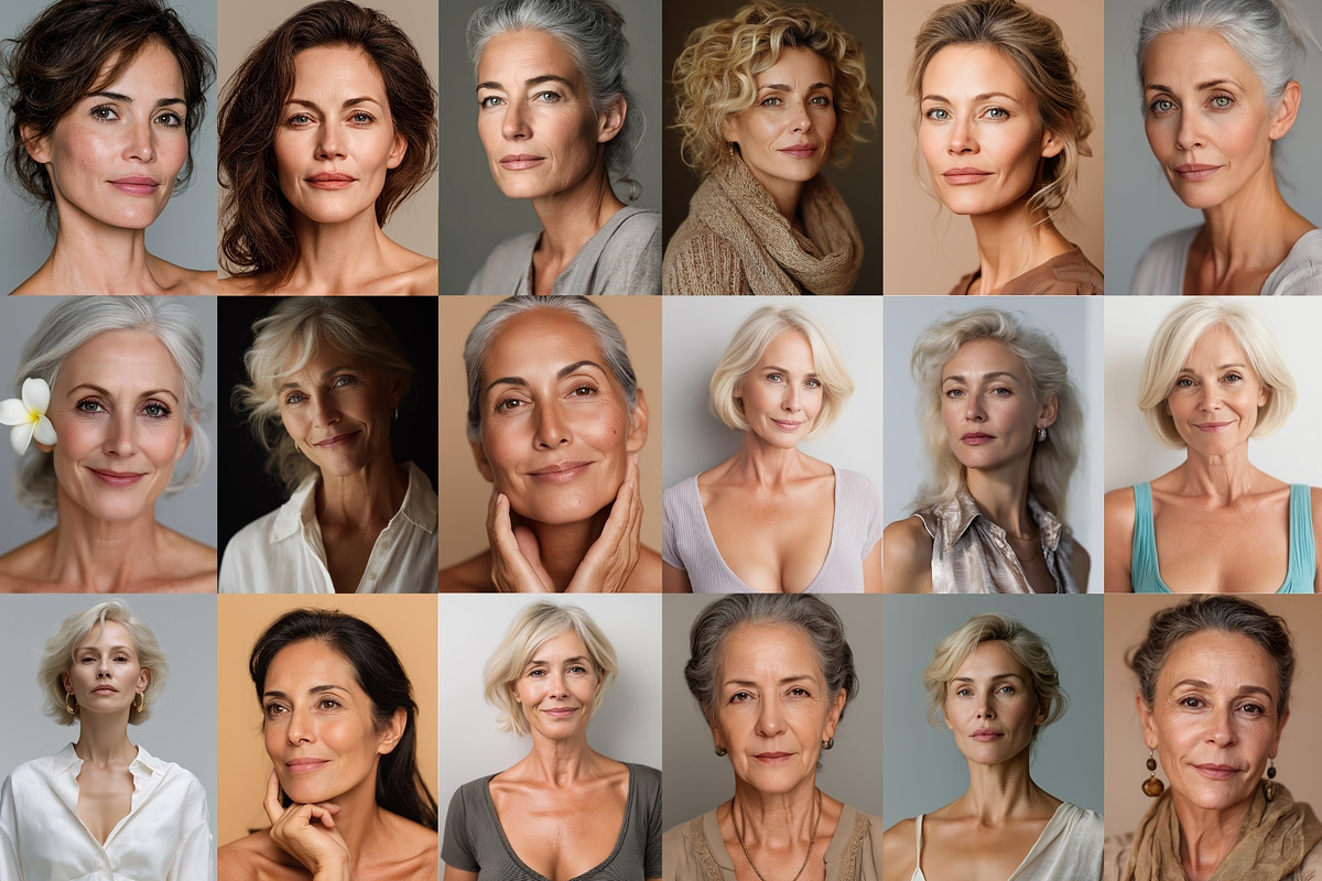 Ageless Beauty Mature Women Photos, a Person Photo by HipFonts (Photo 4 of 9)