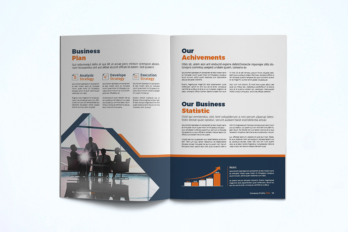 Company Profile Template, a Brochure Template by UnicodeID (Photo 10 of 12)