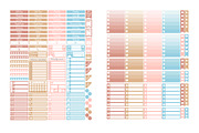 Vintage Planner Stickers Collection, a Design Template by DigitalDesignAI (Thumbnail 4 of 11)