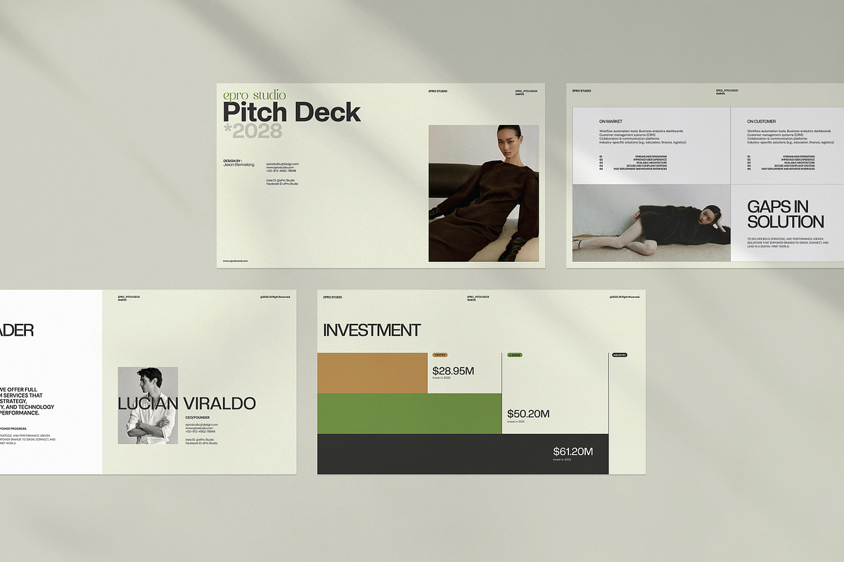 EPRO Pitch Deck Presentation, a Presentation Template by evgenystudio (Photo 5 of 9)