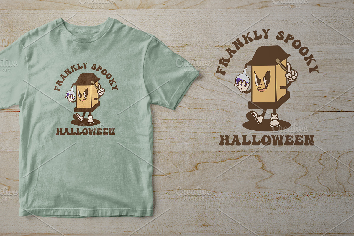 Halloween Lantern Vintage Collection, an Illustration by vectstudio (Photo 5 of 5)