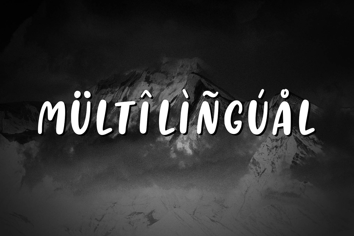 All caps font preview 3