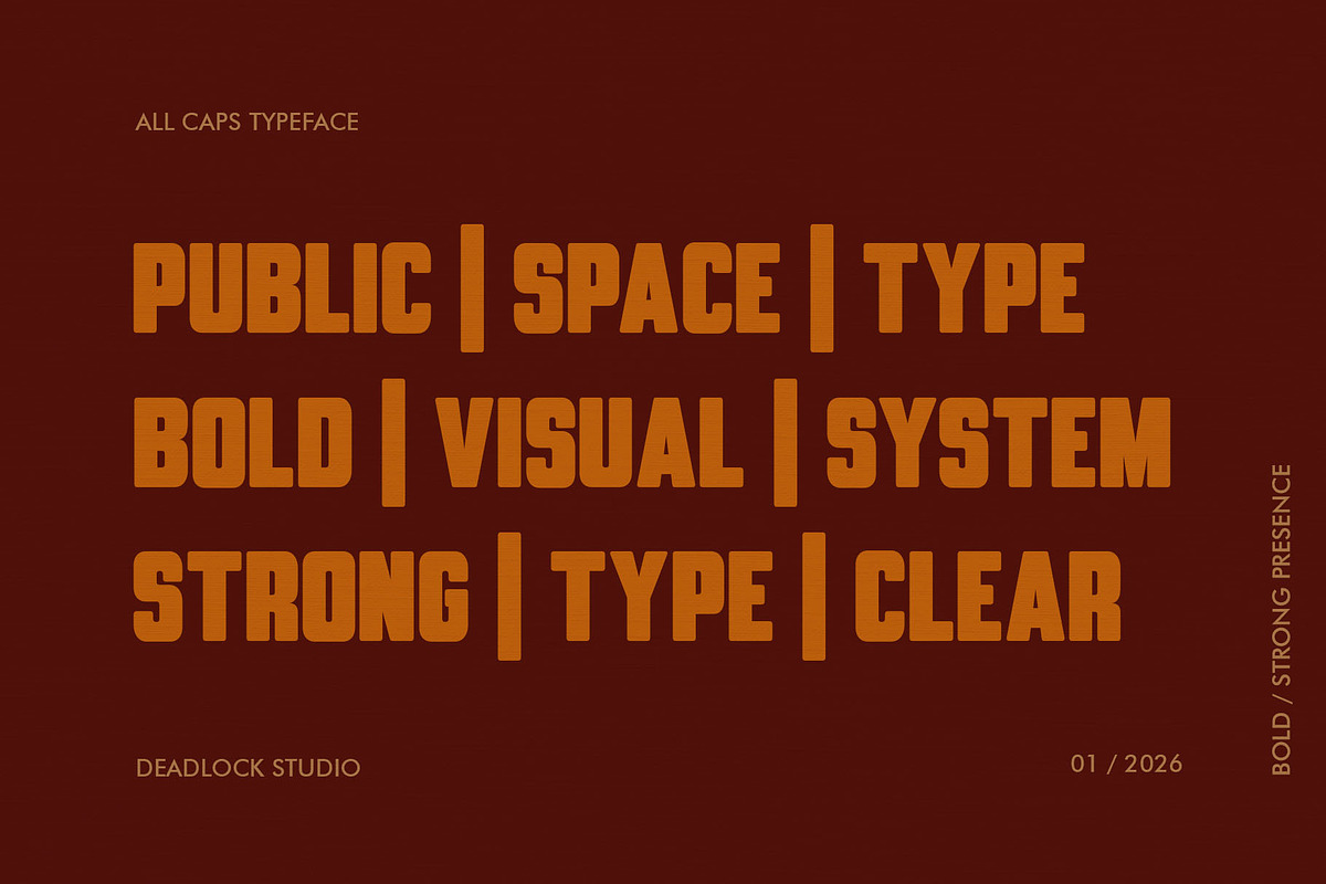 MAGNIFICIENT! HEADLINE FONT!, a Sans Serif Font by deadlock studio (Photo 4 of 9)