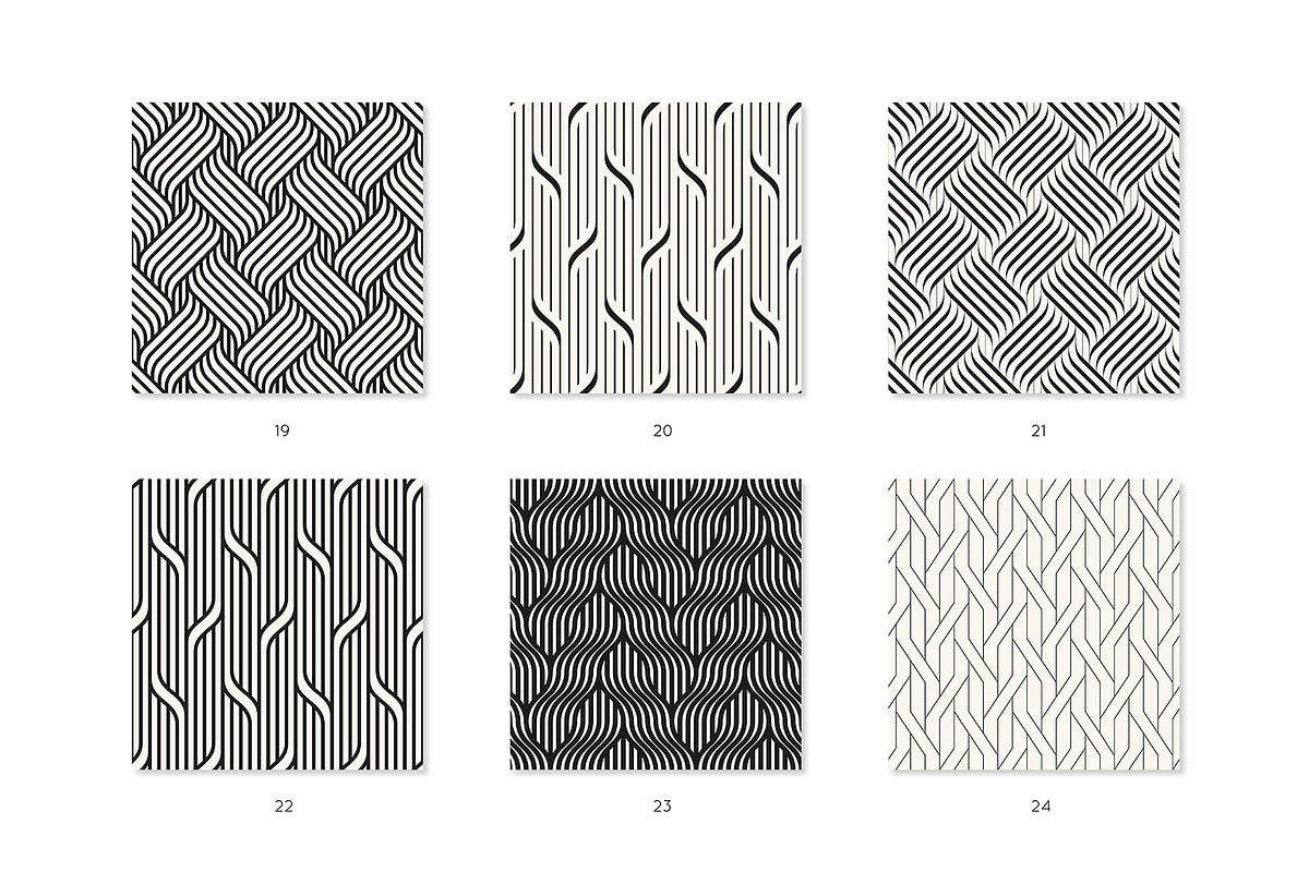 Intergrid. Seamless Pattern Set, a Pattern Graphic by Curly_Pat (Photo 6 of 7)