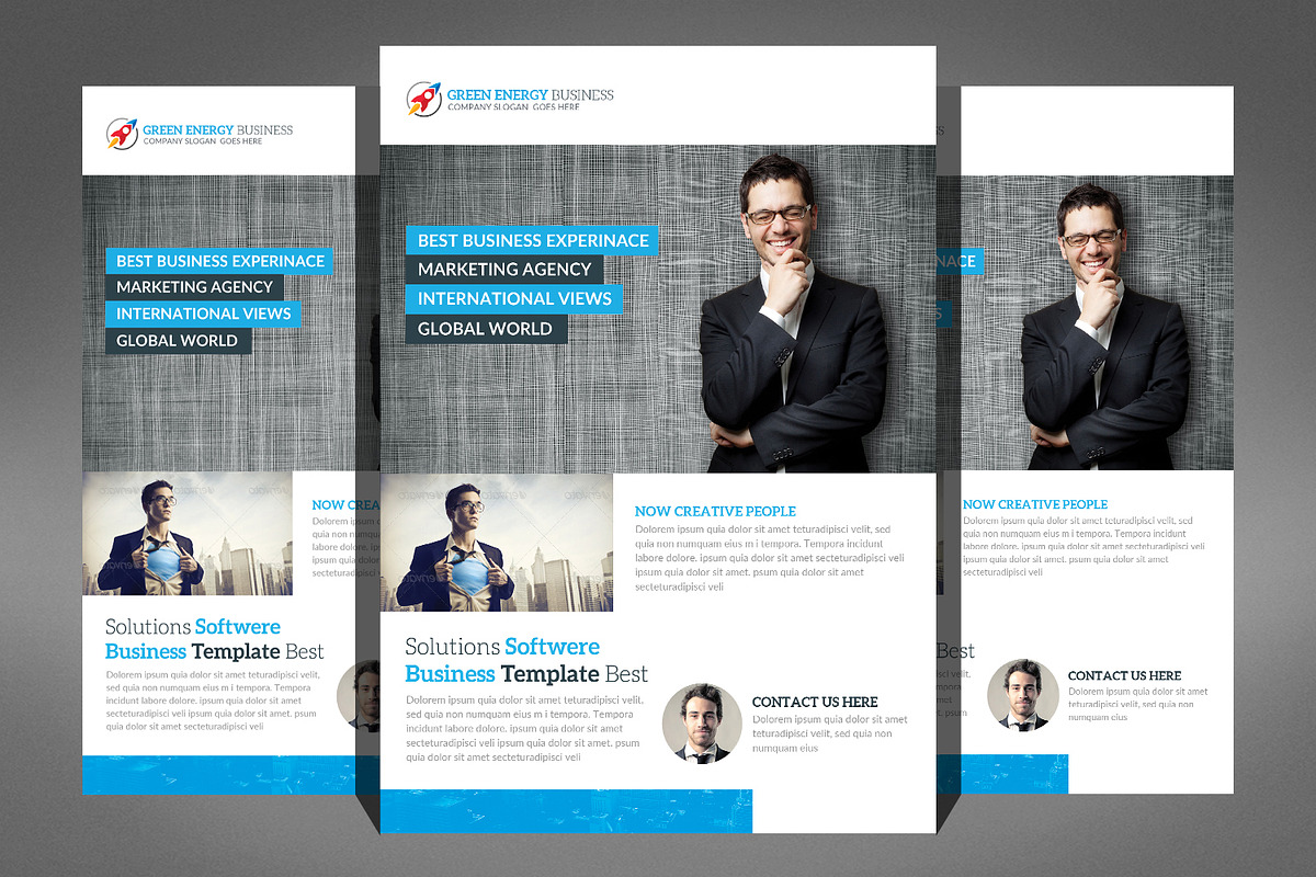 Modern Business Flyer Bundle, a Flyer Template by Graphic Templates (Photo 2 of 6)