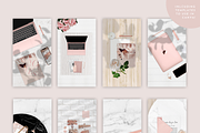 RoseGold Tech Mockups+Scene Creator, a Books & Magazine Mockup by Girl Boss Stock (Thumbnail 7 of 8)