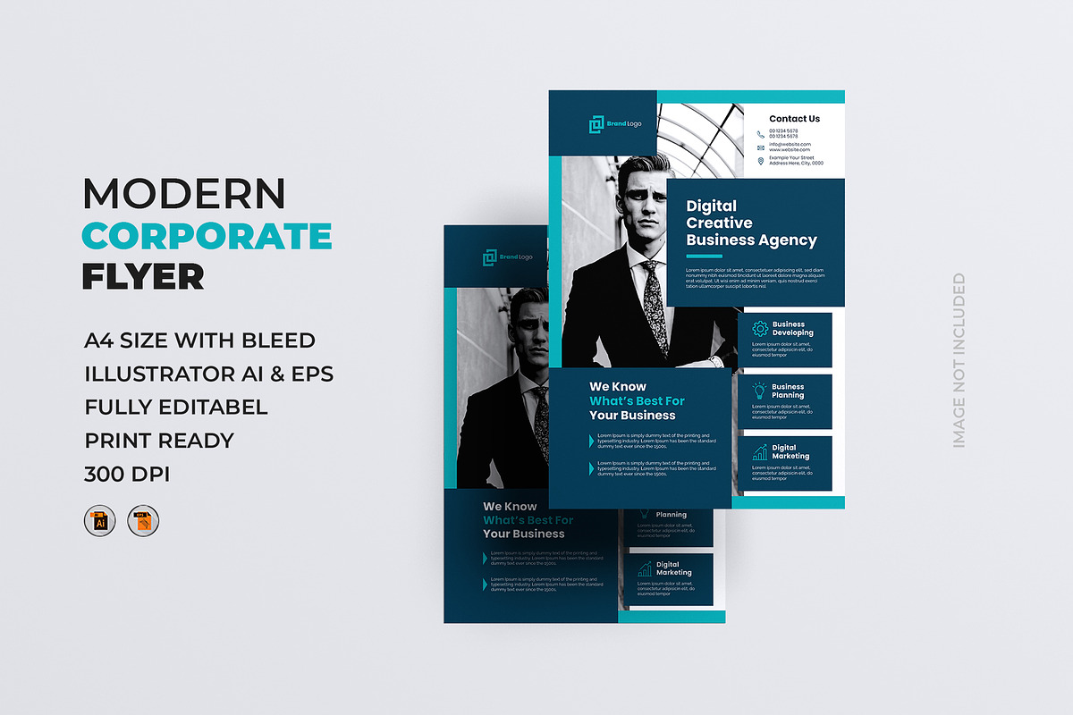 Flyer Template, a Flyer Template by mSpartan | Creative Market