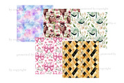 Graduation Digital Paper, a Pattern Graphic by GlamArtZhanna (Thumbnail 4 of 4)