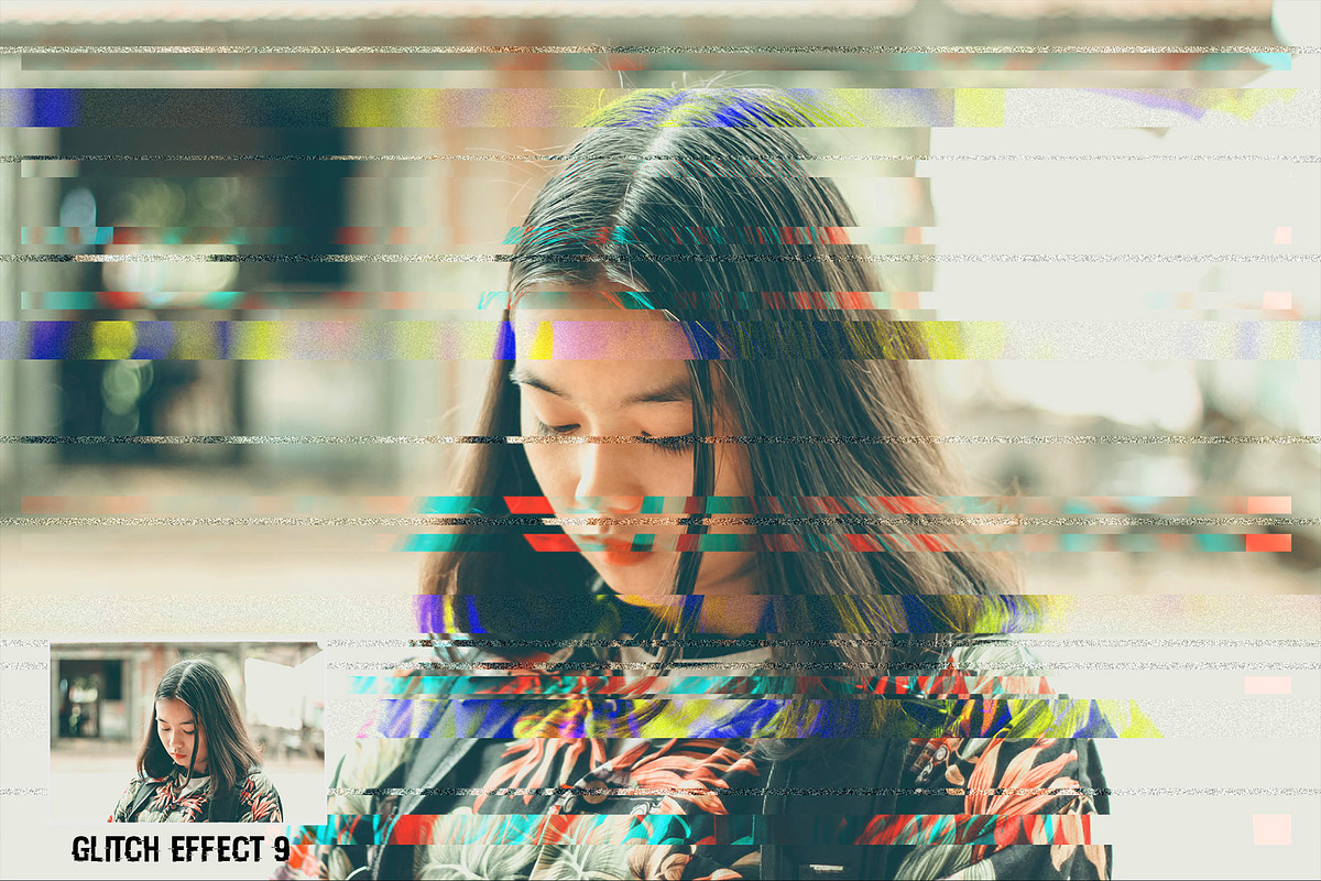 Glitch Effects Mega Pack, an Action Add-On by pallabip (Photo 10 of 10)