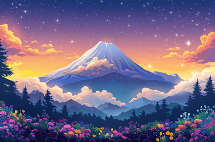 valley mountain hill peak natural, a Nature Photo by Maylianaw28
