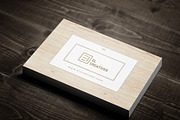 Clean Wooden Business Card, a Business Card Template by bouncy (Thumbnail 4 of 4)