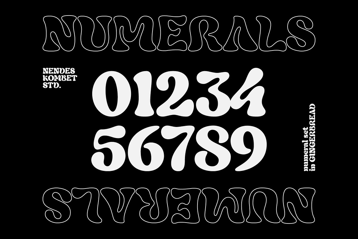 GingerBread - A Display Typeface, a Sans Serif Font by NendesKombet Studio (Photo 10 of 12)