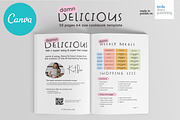 Canva Recipes Cookbook A4 Template, a Magazine Template by DeLaGranSiete (Thumbnail 2 of 11)