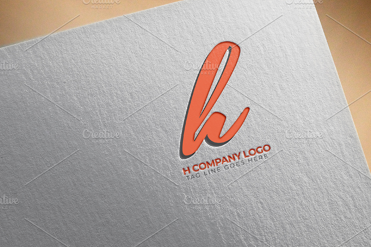 H Letters Company Logo Template, a Branding & Logo Template by arslantanoli (Photo 2 of 3)