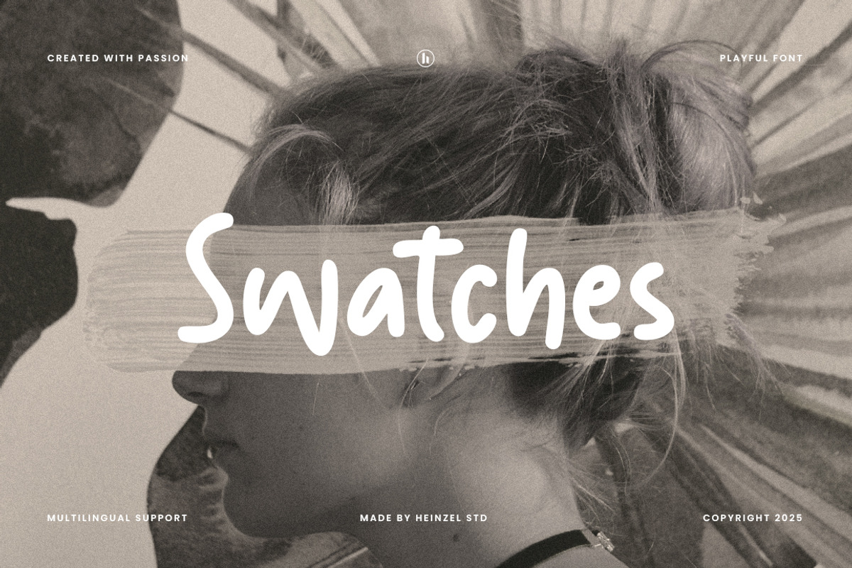 Swatches Handwritten Font, a Handwritten Font by Heinzel Std (Photo 1 of 6)