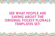 Folksy Wreaths & Bouquets Templates, an Illustration by On the Mark Designs (Thumbnail 7 of 16)
