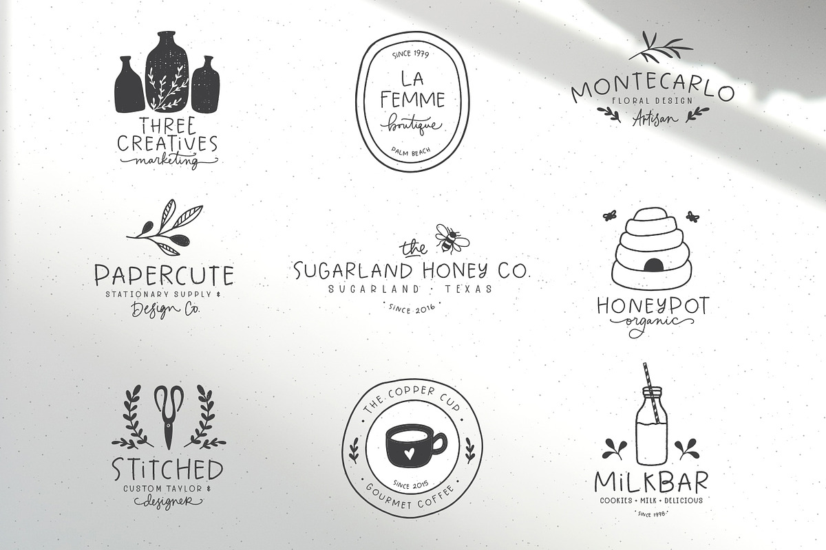 Sweetcreme Font & Logo Collection preview 7