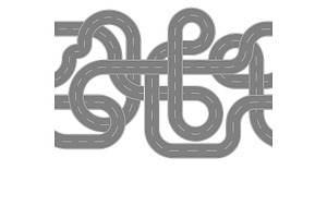 Seamless pattern top view of roads., a Pattern Graphic by incomible