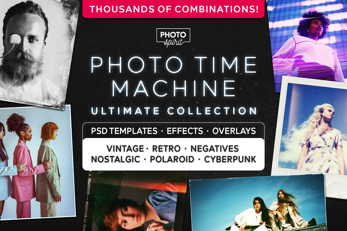 Vintage Effects & Overlays Package, a Layer Style Add-On by PhotoSpirit (Photo 1 of 63)