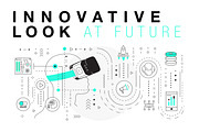 Innovation look at future, a Healthcare Illustration by Vladimir Vihrev (Thumbnail 3 of 10)