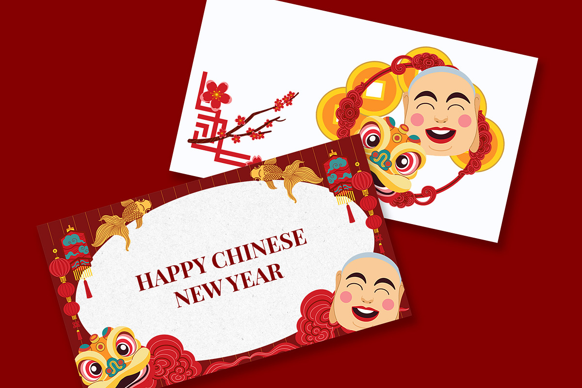 Fortune &Prosperity Chinese New Year, a Seasonal Illustration by CreativeValuation (Photo 9 of 12)