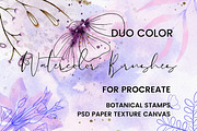 Watercolor Procreate Brushes, a Brush Add-On by Roze Prints (Thumbnail 1 of 7)