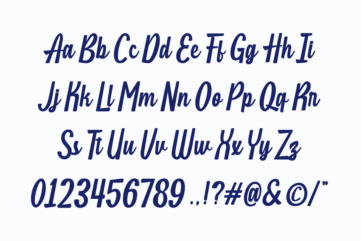 MN Havenhill - Handwritten Script, a Script Font by Mantra Naga (Photo 8 of 15)