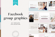 Eva Facebook Group Canva Templates, a Social Media Template by The Canva Template Shop (Thumbnail 1 of 7)
